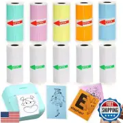 10 Rolls Thermal Sticker Paper for Most Mini Thermal Printers, 57mm x 25mm 5