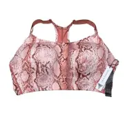 Victoria's Secret Incredible Max Sports Bra Natural Snake Print Size 36DD