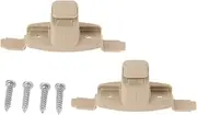 fhtpr 2Pcs Car Sun Visor Clips,Fit For E46, 3 Series 325 328 330 M3 2001-2006 51168243575 Plastic Holder Bracket Accessories Car Visor Retaining Clip