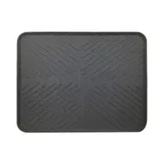 Oggi 30cm Silicone Flexible Drying Mat Kitchen Absorbent Dish Pad Large Grey
