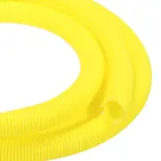 10ft 1 Inch Yellow Wire Loom Split Tubing Cord Protectors Flexible Conduit