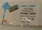 Beacon Hill 2 Pillow Case Set Solid White Vtg Percale Cotton 42 x 36 180 Thread