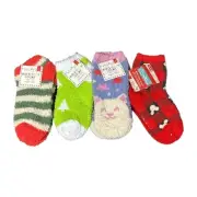 4 Pairs Target Kids Cozy Soft Stripe Mickey Ears Cat Low Cut Socks Size 7 - 8.5