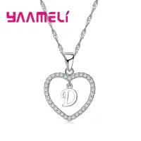 在飛比找蝦皮購物優惠-women necklace 23 cubic heart 