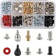228Pcs Computer Screw Standoffs Assortment Kit, Pc Case Screws for Hard Drive Computer Case Motherboard Fan Power Graphics