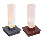Rechargeable LED Table Lamp IP54 Water Resistant Touch Control Acrylic Desk Lamp