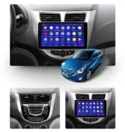 10.2" Android 10.0 Hyundai Solaris 1 2010-2016 w CAM Head Unit In Dash