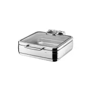 Athena Regal Chafing Dish 2/3 Stainless Steel & Glass Induction & Fuel Heated