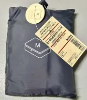 MUJI JAPAN POLYESTER GUSSET CASE PACKING CUBE TRAVEL CLOTHES BAG M Medium New