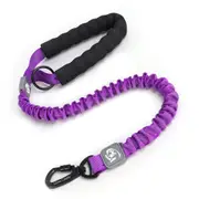 Pet Telescopic Traction Rope Mountain Climbing Hook Dog Traction Rope-Purple