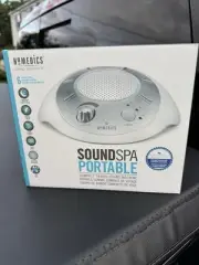 HoMedics Sound Spa Portable White Noise Nature Sounds Sleep Machine. New in Box