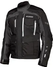 Klim Carlsbad, textile jacket Gore-Tex , color: Black/Grey , size: XL