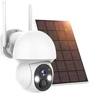 2K 4MP WiFi PTZ Solar IP Camera Human Detect Night Vision P2P CCTV Surveillance Camera for CCTV System