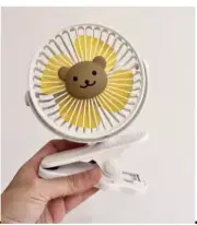 USB Desk Clip On Fan Rechargeable Mini Portable Cooling Camping Baby Stroller US