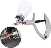 Livestock Syringe, Cattle Syringe Gun, Continuous Adjustable Accurate Animal Injector for Cattle Goat Pig Cow Livestock Supplies(Size:2ML)