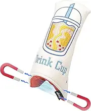 Golf Blade Putter Headcover - Strong Magnetic Design, PU Leather Material, Cute Series Headcover, Compatible with Most Brands, Suitable for Most Blade Putters.