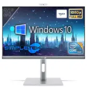 Computer All IN One 24 " Core I3 RAM 16gb SSD 480gb FHD Touch PC Windows 10 Pro