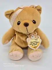Cherished Teddies Plush Bear Sara Vintage 1998 Teddie With The Heart Of Gold 8"