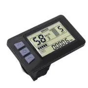 Bike Computer Electric Bicycle LCD Display Speedometer P3H 24V 36V 48V 60V wi...