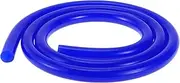 X AUTOHAUX Silicone Vacuum Tubing Hose High Temperature 5Ft 3/8" 10mm ID 3.5mm Thickness Automotive Vacuum Line Blue 1 Pc 130PSI Max Pressure