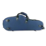 Blue Alto Sax Case Durable Light and Features Hand Strap for Saxophone Parts