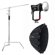 Aputure LS 600d 600W Daylight 5600K LED Video Light (V-Mount) + C Stand with Bag