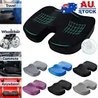 Orthopedic Memory Foam Seat Cushion Back Support Pillow Pain Relief Chair Pillow