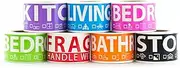 350 Home Labels for 2 Bedroom House - 50 Labels per Room, 7 Color Coded Rolls, Fragile Label Included - for Moving Boxes, Supplies, Wardrobe Boxes, Apartment Sticker