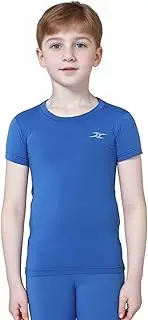 [Henri maurice] Kids Compression Shirt Underwear Boys Youth Under Base Layer Short Sleeve Top SK