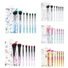7Pcs Crystal Makeup Brushes Set Eye Powder Blusher Makeup Brush with Bag