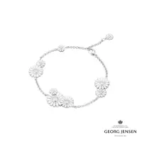 在飛比找momo購物網優惠-【Georg Jensen 喬治傑生】DAISY 手鏈(純銀