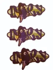 Finding Nemo Dory with Surfboard 2" Wide Iron On Set of 3 Patches