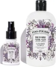 Poo-Pourri Lavender Vanilla 16-Ounce Refill Bottle,and 1.4-Ounce Lavender Vanill