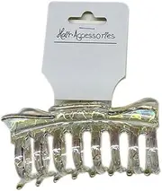 [2PCS] LYLAC Iridescent Hair Claw Clip, Large Size, Pearlescent Finish