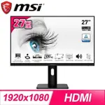 MSI 微星 PRO MP273AP 27型 IPS 可旋轉護眼螢幕