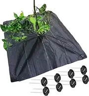 Grass Control Fabric, Landscaping Membrane for Grass Blocking, Tear-Resistant Easy Setup Driveway Cloth Gardening Mat for Yard Farm Patio Pathway
