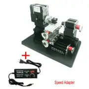 New 60W 100-240V Mini Metal Lathe Soft Metalworking Woodworking DIY Model Making