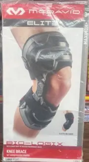 NEW Mcdavid Elite Bio Logix 4200 Knee Brace With Sleeve Large Right