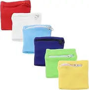 [MOTHNUR] Wrist Wallet Wristband Sports Wristband with Zipper for Key Coin Storage Unisex
