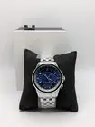 Citizen Eco-Drive Mens Blue Dial Silver Band Analog Chronograph Wristwatch