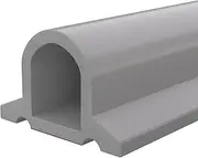 39 Inch Collapsible Shower Threshold Water Dam, Ldeal for Wheelchair Accessible, Accessibility or ADA Showers (Silver Grey)