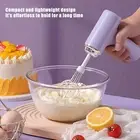 Cordless Egg Beater Whisk Cordless Hand Mixers with Interchangeable for Whisking