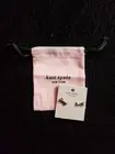 NWT Kate Spade Rose Gold Tone Double Bow Stud Earrings