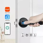 Tuya Fingerprint Door Lock with Lock Smart Fingerprint Door Handle with App Cont