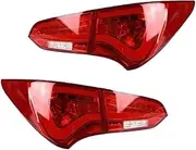 LED Taillights Assembly Compatible For Hyundai Santafe Ix45 2013-2016 Upgrade Flashing Signal Light(Red one set)