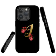 For iPhone 15 Pro Max Case, Shielding Cover, Embellished Letter I