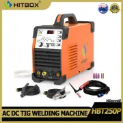 HITBOX AC DC TIG WELDING 220V IGBT PULSE TIG HF TIG MMA ALUMINUM WELDING MACHINE