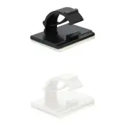 10x Cable Clamp Self Adhesive Cord Management Dashboard Data Line Buckle Fixer