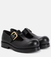 [Bottega Veneta] Bottega Veneta Helium leather Mary Jane flats AU 7 black