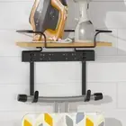Ironing Board Rack Electric Iron Holder Compact Organization Heat Resistant
